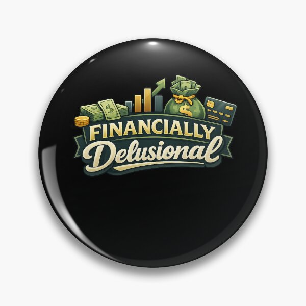 Item preview, Financially Delusional designed and sold by RetroPlus.