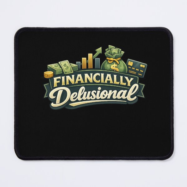 Item preview, Financially Delusional designed and sold by RetroPlus.