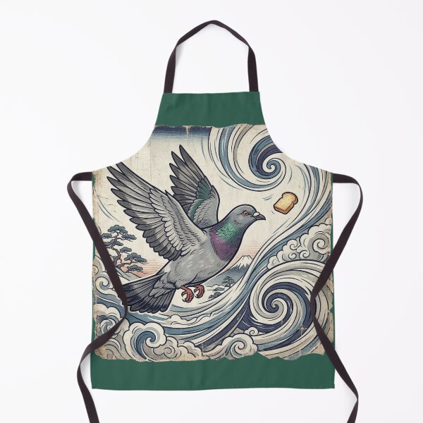 Item preview, Pigeon Chasing Bread Wave Art designed and sold by azule1.