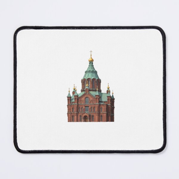 Item preview, Helsinki Uspenski Cathedral Isolated Architecture Graphic | NorthWild Vintage Red Brick Icon designed and sold by NorthWild.