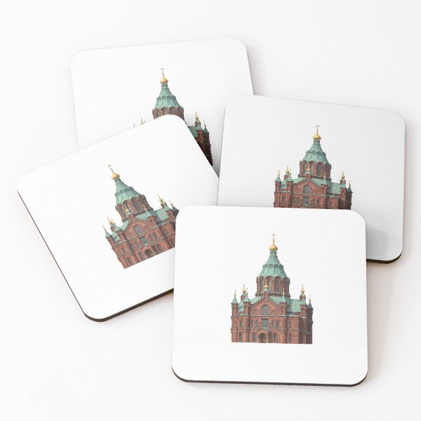 Item preview, Helsinki Uspenski Cathedral Isolated Architecture Graphic | NorthWild Vintage Red Brick Icon designed and sold by NorthWild.