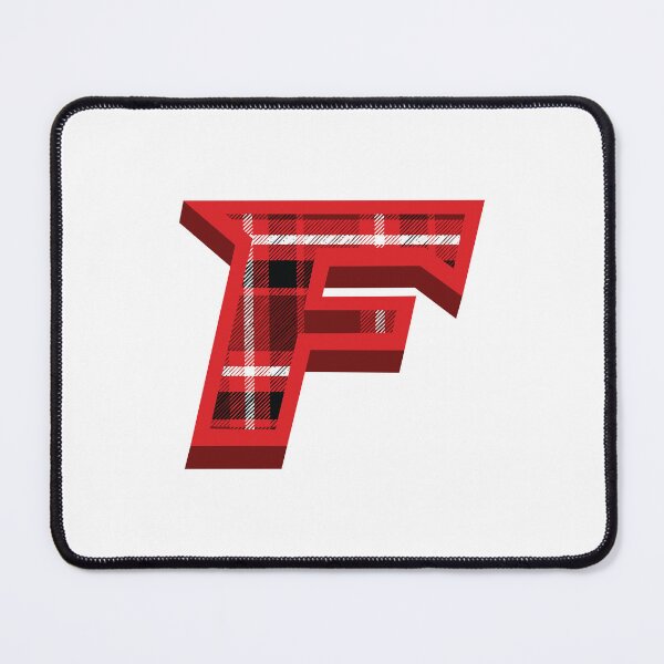 Item preview, Fairfield U red plaid logo designed and sold by boosterdoodle.