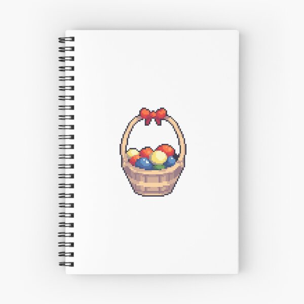 Item preview, Pixel easter basket designed and sold by Nichedudee.