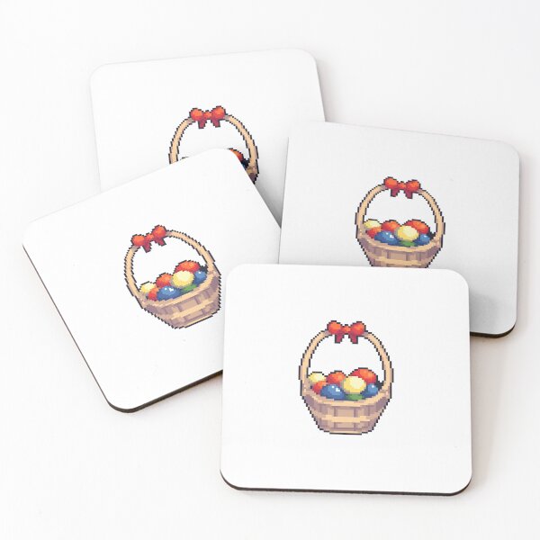 Item preview, Pixel easter basket designed and sold by Nichedudee.