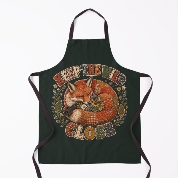 Item preview, Sleeping Patchwork Fox - Keep the Wild Close designed and sold by PitsFusion.