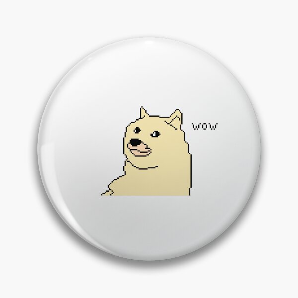 Item preview, Yellow meme dog pixilated  designed and sold by Nichedudee.
