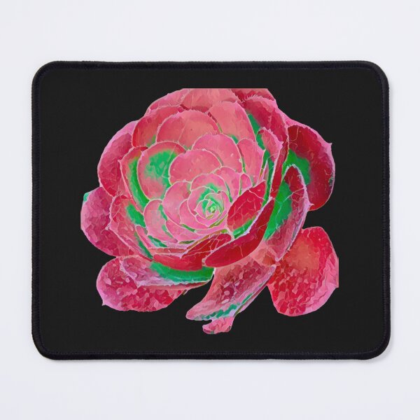 Item preview, Pop Art Pink and Green Succulent Digital Painting designed and sold by BalkanBloom.