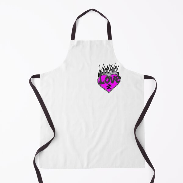 Item preview, Love Kanji Cyber Y2K Flaming Heart Graphic designed and sold by HARUTORedLabel.