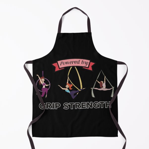 Item preview, Powered by Grip Strength | Funny Aerial Hoop, Silks & Sling Design designed and sold by Becky-Poppins.