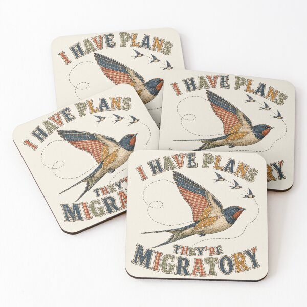 Item preview, Birdwatching Humor - I Have Plans, They're Migratory designed and sold by PitsFusion.
