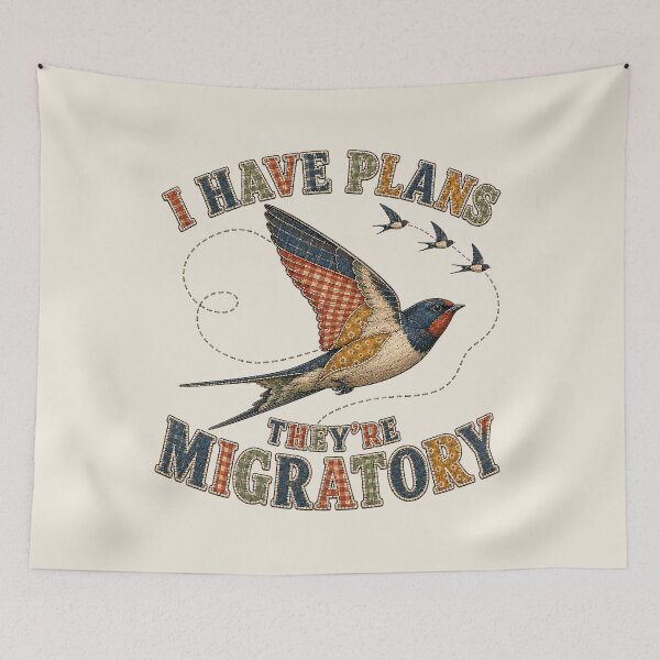 Item preview, Birdwatching Humor - I Have Plans, They're Migratory designed and sold by PitsFusion.