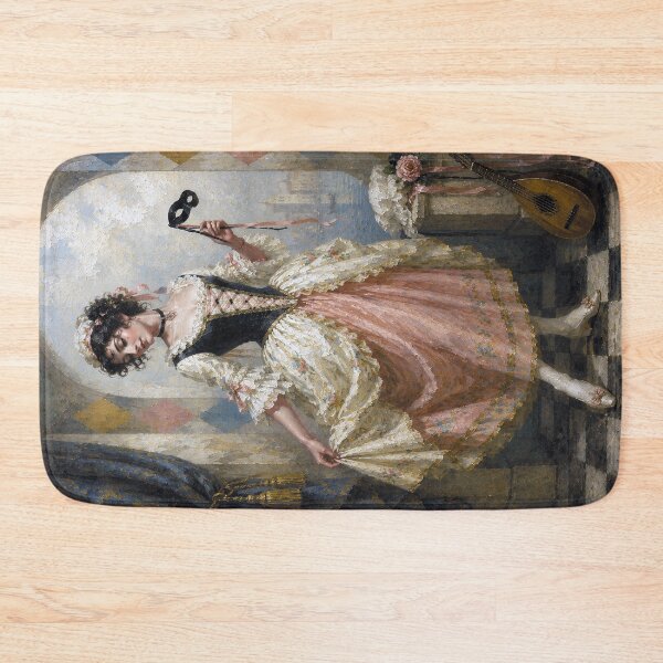 Item preview, Traditional Venetian Columbina with half-mask painting. designed and sold by GalleryKauffeld.