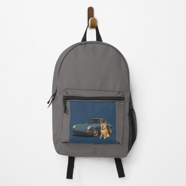 Item preview, Classic Ride, Loyal Companion – Shiba & Vintage Sports Car designed and sold by ManggaeJM.