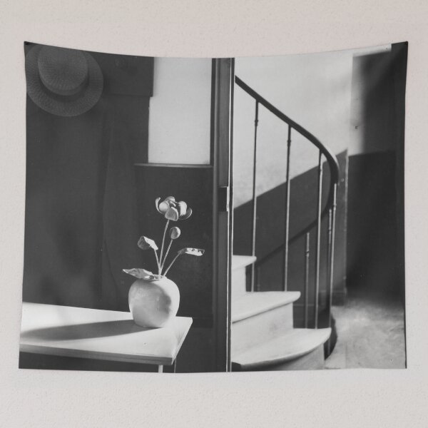 Item preview, Mondrian’s Artist's Studio, 1926, black and white photograph art print by Andre Kertesz designed and sold by Astrid Arkhangelsky.