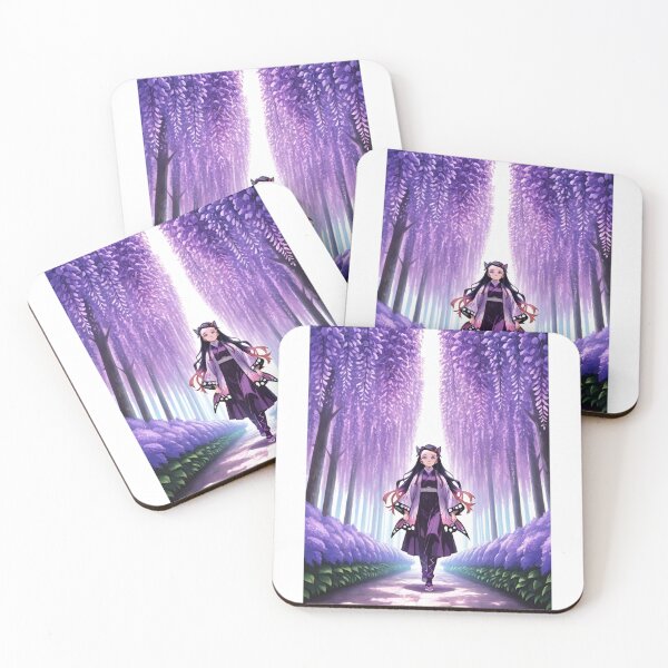 Item preview, Anime - Stylized Female Character, Beauty Amongst Wisteria Blossoms designed and sold by AnimeShin.