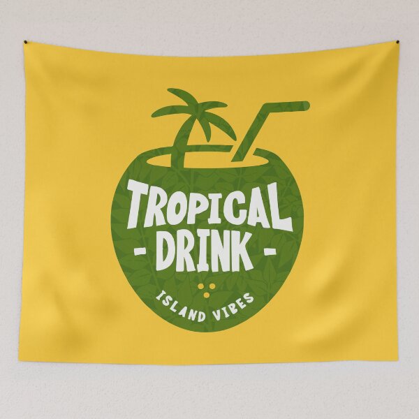 Item preview, Tropical Drink - Island Vibes designed and sold by VibetheSeason.