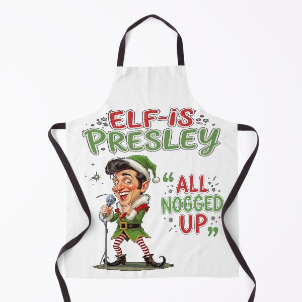 Item preview, Elvis Presley Elf-is Presley All Nogged Up Christmas designed and sold by GaffaDesigns.