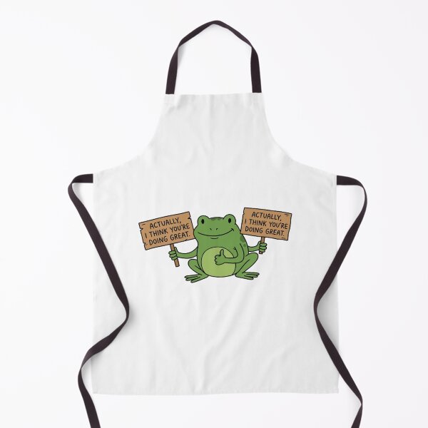 Item preview, Actually I Think You're Doing Great Funny Affirmation Toad Sticker designed and sold by crazyhome.