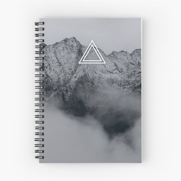 Item preview, Aesthetic Art - Snowy Mountain Clouds designed and sold by WriteAesthetics.