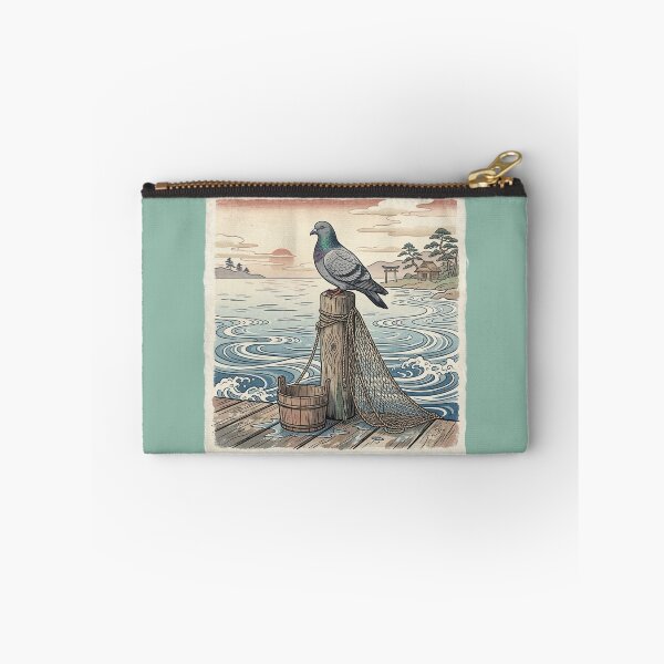 Item preview, Coastal Pigeon Dockside Vintage Art designed and sold by azule1.