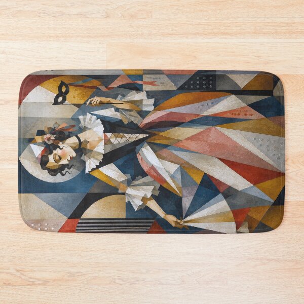 Item preview, Traditional Venetian Columbina with half-mask painting. designed and sold by GalleryKauffeld.