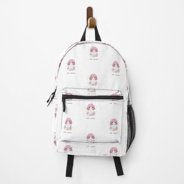 Item preview, 90s Retro Lo-Fi Anime Girl With White Cat Aesthetic designed and sold by Gameshalah's Designs Hub.