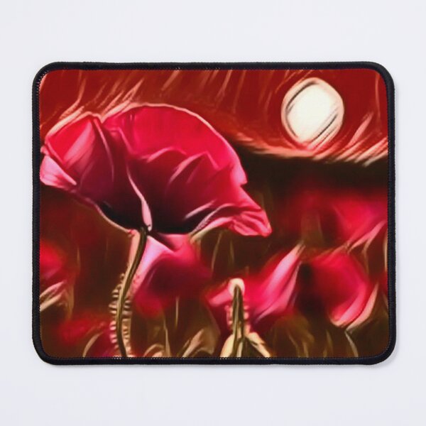 Item preview, Vibrant Poppy Field at Sunset designed and sold by Fearless-Fox.