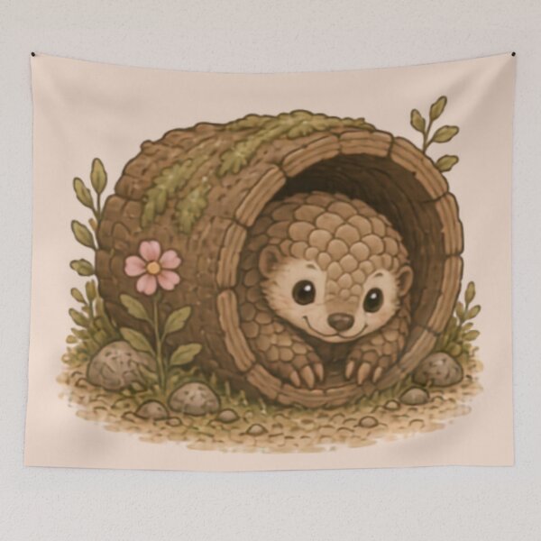 Item preview, Peekaboo Pangolin designed and sold by MellowMunchkins.