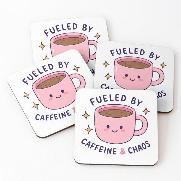 Item preview, Fueled By Caffeine & Chaos designed and sold by PaperField.