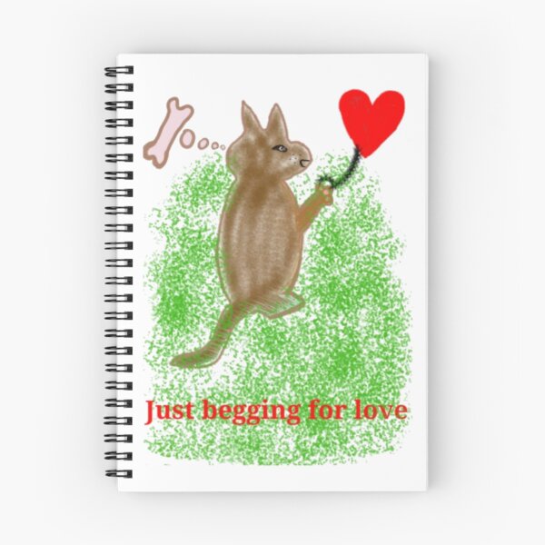 Item preview, Funny Dog Begging For Love Bone Heart Meme designed and sold by kawetARK.