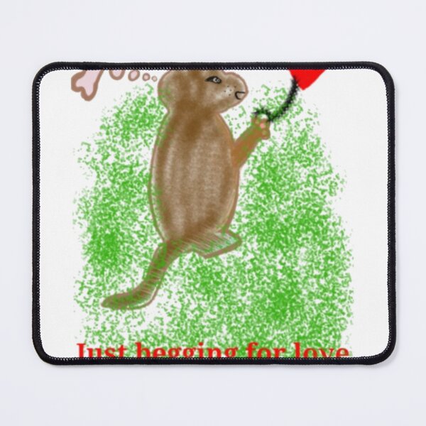 Item preview, Funny Dog Begging For Love Bone Heart Meme designed and sold by kawetARK.