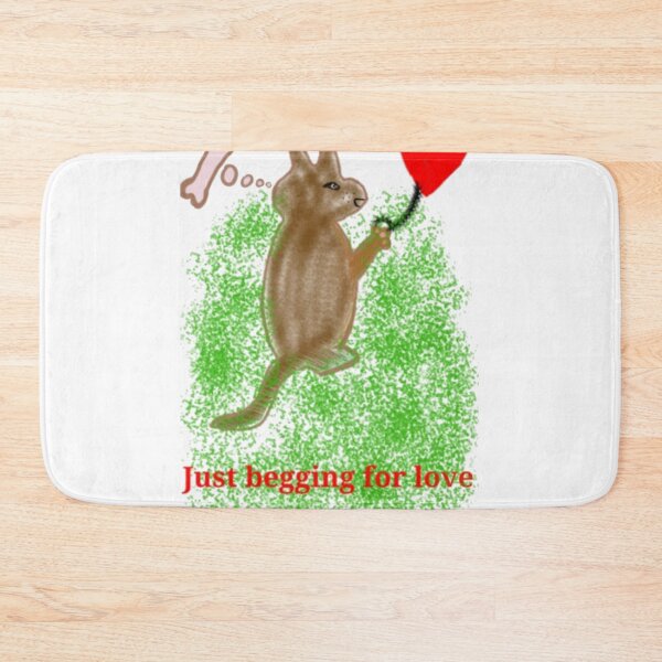 Item preview, Funny Dog Begging For Love Bone Heart Meme designed and sold by kawetARK.