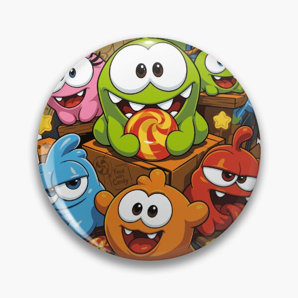 Item preview, Colorful Feed With Candy Om Nom Family designed and sold by Coldink.