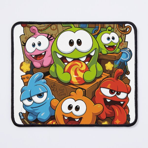 Item preview, Colorful Feed With Candy Om Nom Family designed and sold by Coldink.