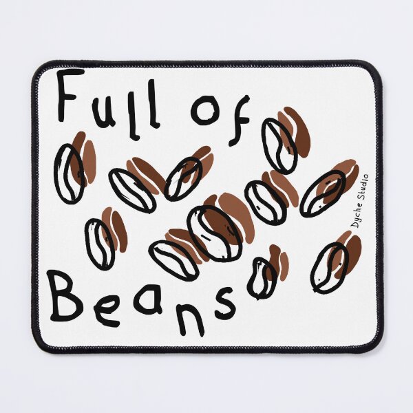 Item preview, Full of Beans - Coffee Bean Illustration & Pattern designed and sold by Dyche Studio.