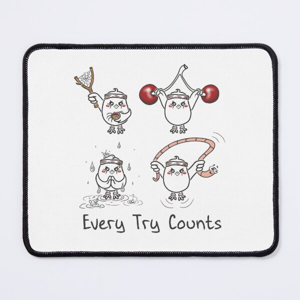 Item preview, Every Try Counts | Positive Chick Reminder designed and sold by Samaya-.