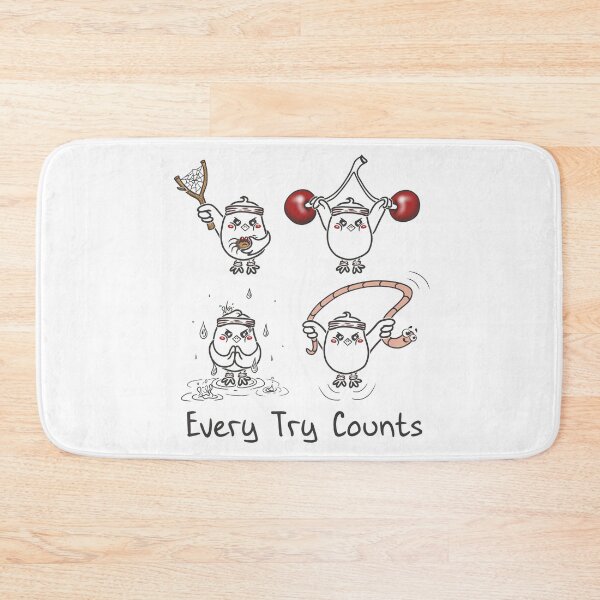 Item preview, Every Try Counts | Positive Chick Reminder designed and sold by Samaya-.