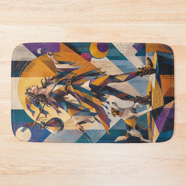 Item preview, The Fool and the Tarot Card painting. designed and sold by GalleryKauffeld.
