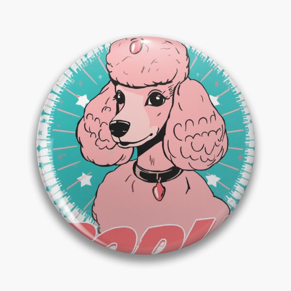 Item preview, 1950s Mid Century Atomic Age Pink Poodle Starburst Art designed and sold by Gameshalah's Designs Hub.