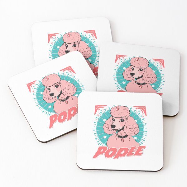 Item preview, 1950s Mid Century Atomic Age Pink Poodle Starburst Art designed and sold by Gameshalah's Designs Hub.