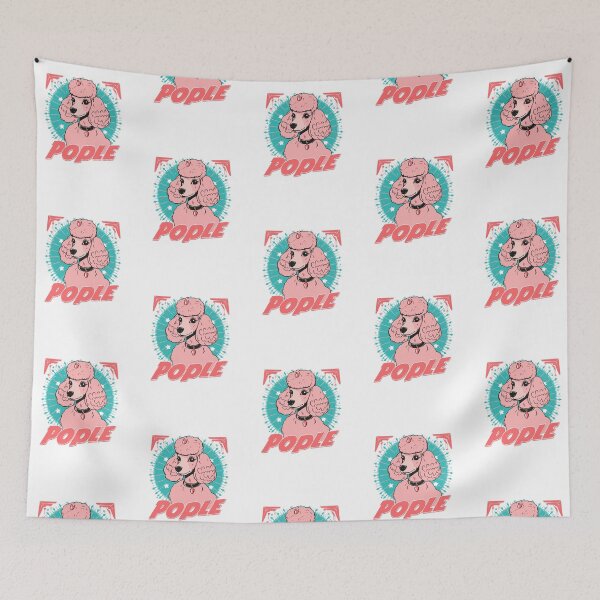 Item preview, 1950s Mid Century Atomic Age Pink Poodle Starburst Art designed and sold by Gameshalah's Designs Hub.