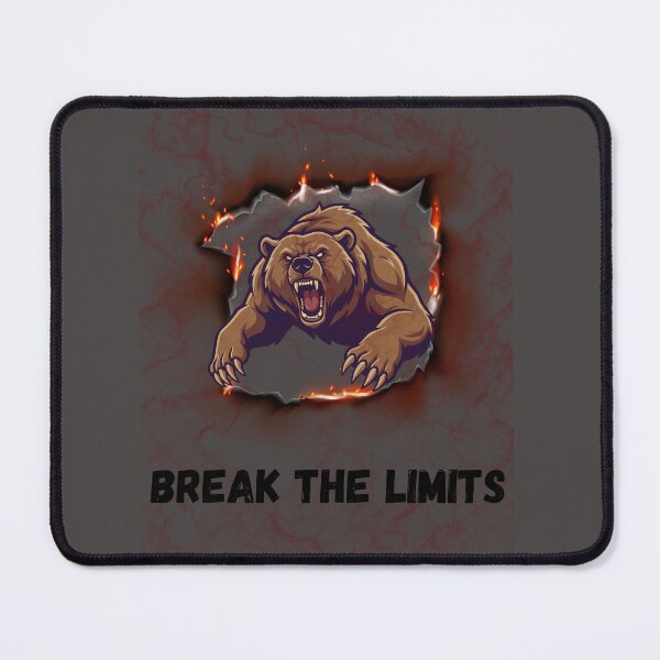 Item preview, Break the Limits Bear designed and sold by AhmadAnnaPrints.