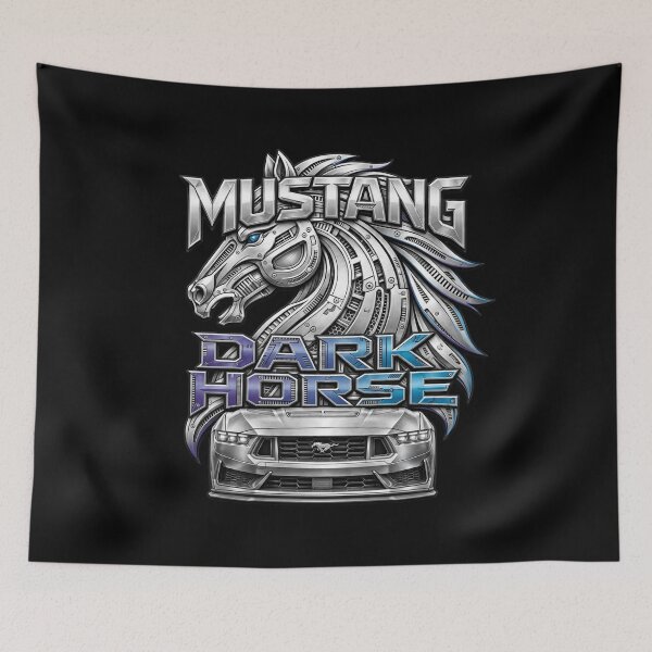 Item preview, Ford Mustang Dark Horse Design 2, Mustang Dark Horse Shirt, S650 Performance Mustang, 5.0L Coyote V8, American Muscle Car, Track Performance, Modern Pony Car Graphic designed and sold by Typologystudios.