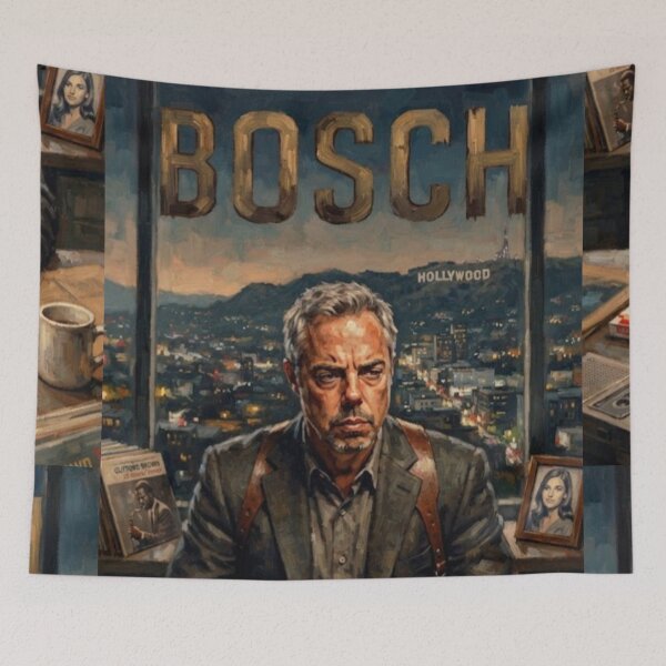 Item preview, Bosch Crime Drama Fine Art Tribute designed and sold by Art's Diner.