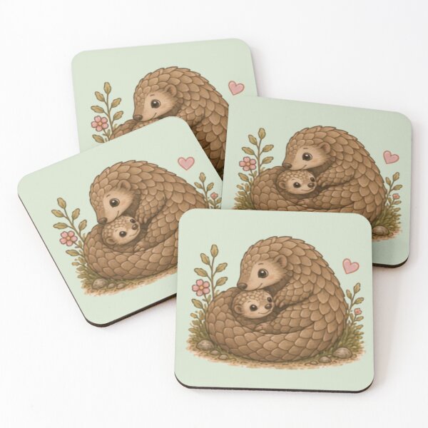 Item preview, Mum & Baby Love Pangolin designed and sold by MellowMunchkins.