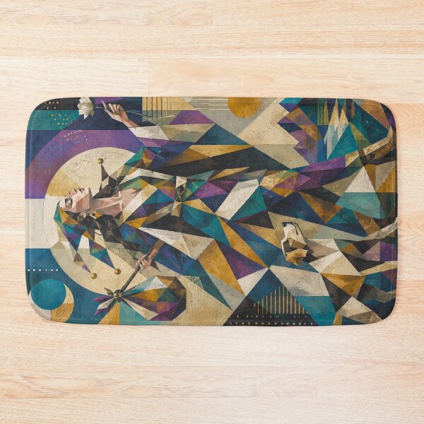 Item preview, The Fool and the Tarot Card painting. designed and sold by GalleryKauffeld.