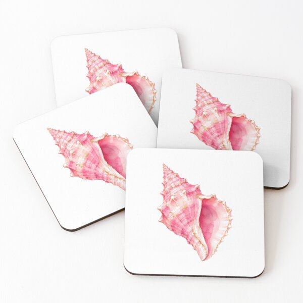 Item preview,   Blush Pink  Conch Shell with Gold Accents designed and sold by SOUFIANE1991.