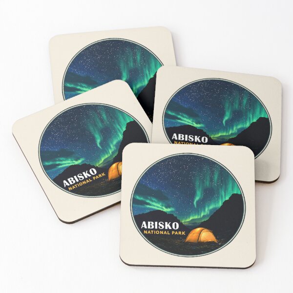 Item preview, Abisko National Park Sweden Northern Lights Mountain Landscape designed and sold by Gideon Emmerich.