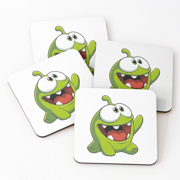 Item preview, Cute Green Monster Om Nom Waving designed and sold by Coldink.