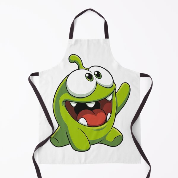 Item preview, Cute Green Monster Om Nom Waving designed and sold by Coldink.